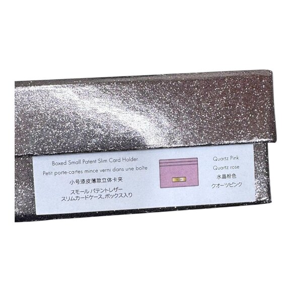 Kate Spade Kenzie Cardholder Metallic Lavender Pink patent leather gift box new - Picture 7 of 10